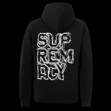 Supremacy hooded black/white artwork image